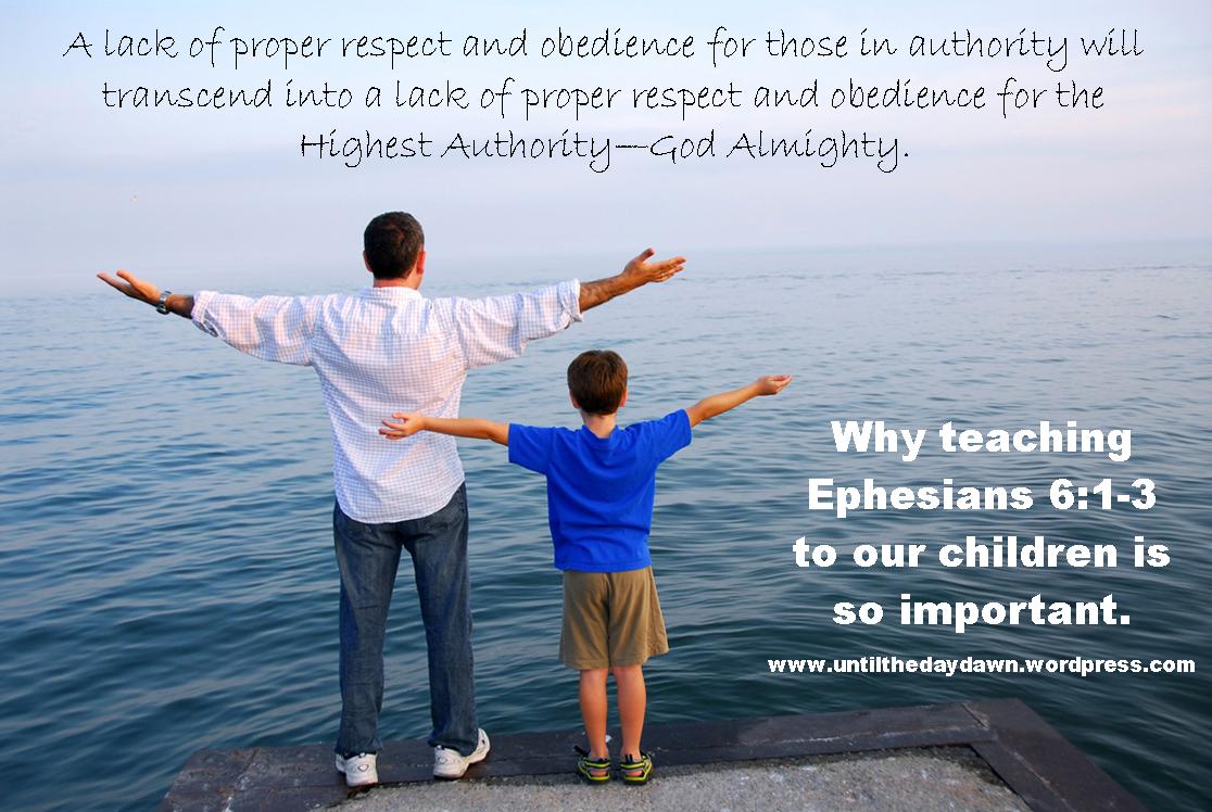 The Importance of Teaching Ephesians 6:1-3 – Kimberly Williams